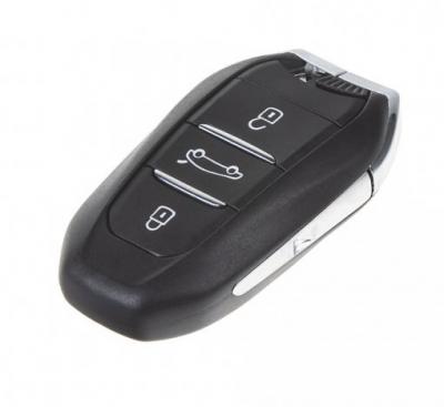 Obrázek: obal klíče Citroen/Peugeot 3tl. keyless CIT-1P/VA2 bat. deska / O0203