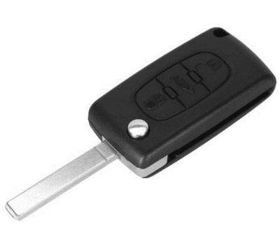 Obrázek: obal klíče Citroen/Peugeot 3tl. CIT-1P/VA2 bat. deska / O0192