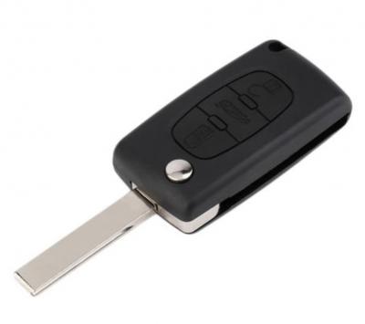 Obrázek: obal klíče Citroen/Peugeot 3tl. HU-HCAAP/HU83 bat. deska / O0196