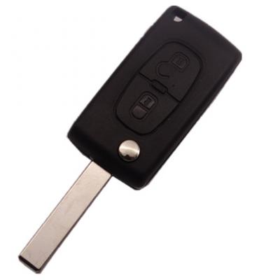 Obrázek: obal klíče Citroen/Peugeot 2tl. HU-HCAAP/HU83 bat. obal / O0197