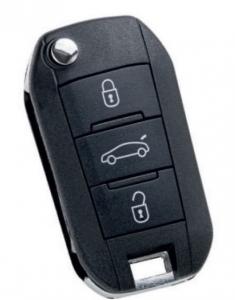 Obrázek: obal klíče Citroen/Peugeot 3tl. HU-HCAAP/ HU83 bat. deska nový / O0205